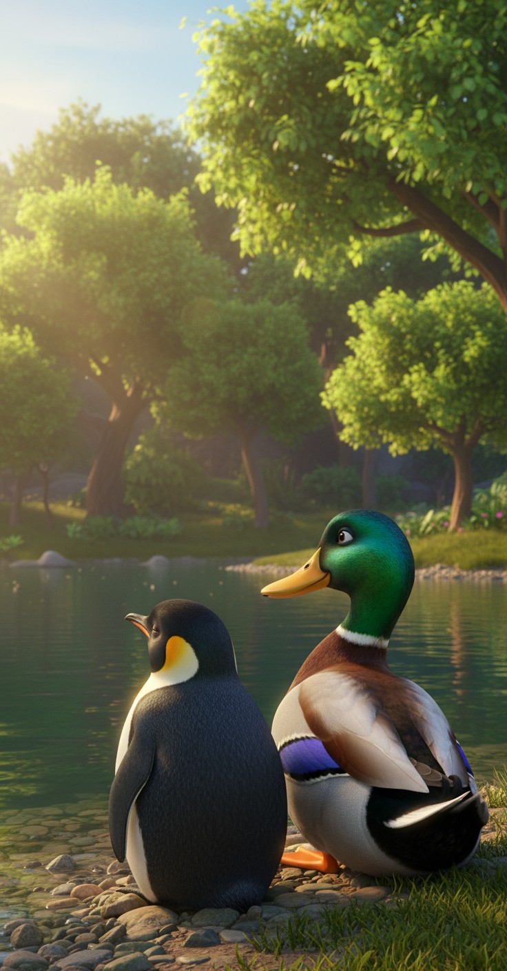 Persahabatan Lili dan Riko di Musim Dingin