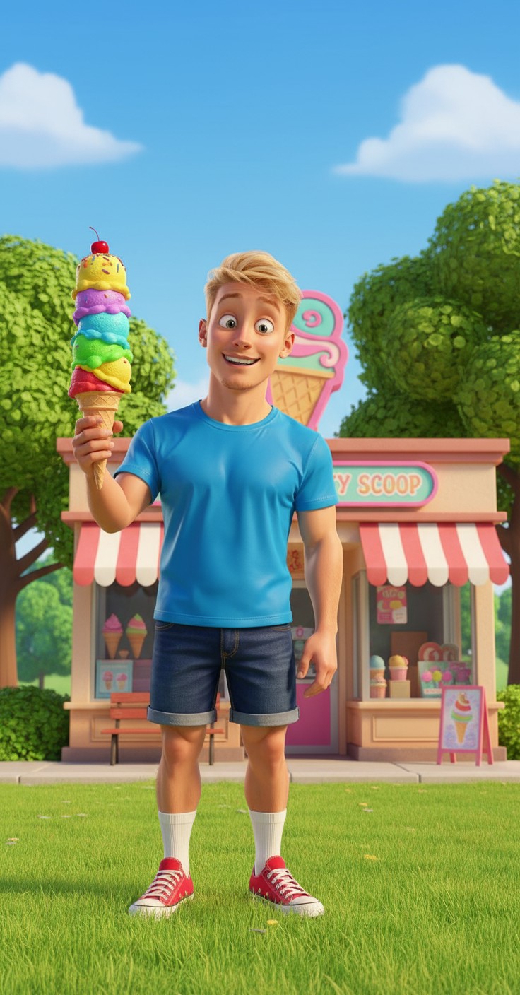 Ice Cream Cone Chase: A Sweet Adventure!