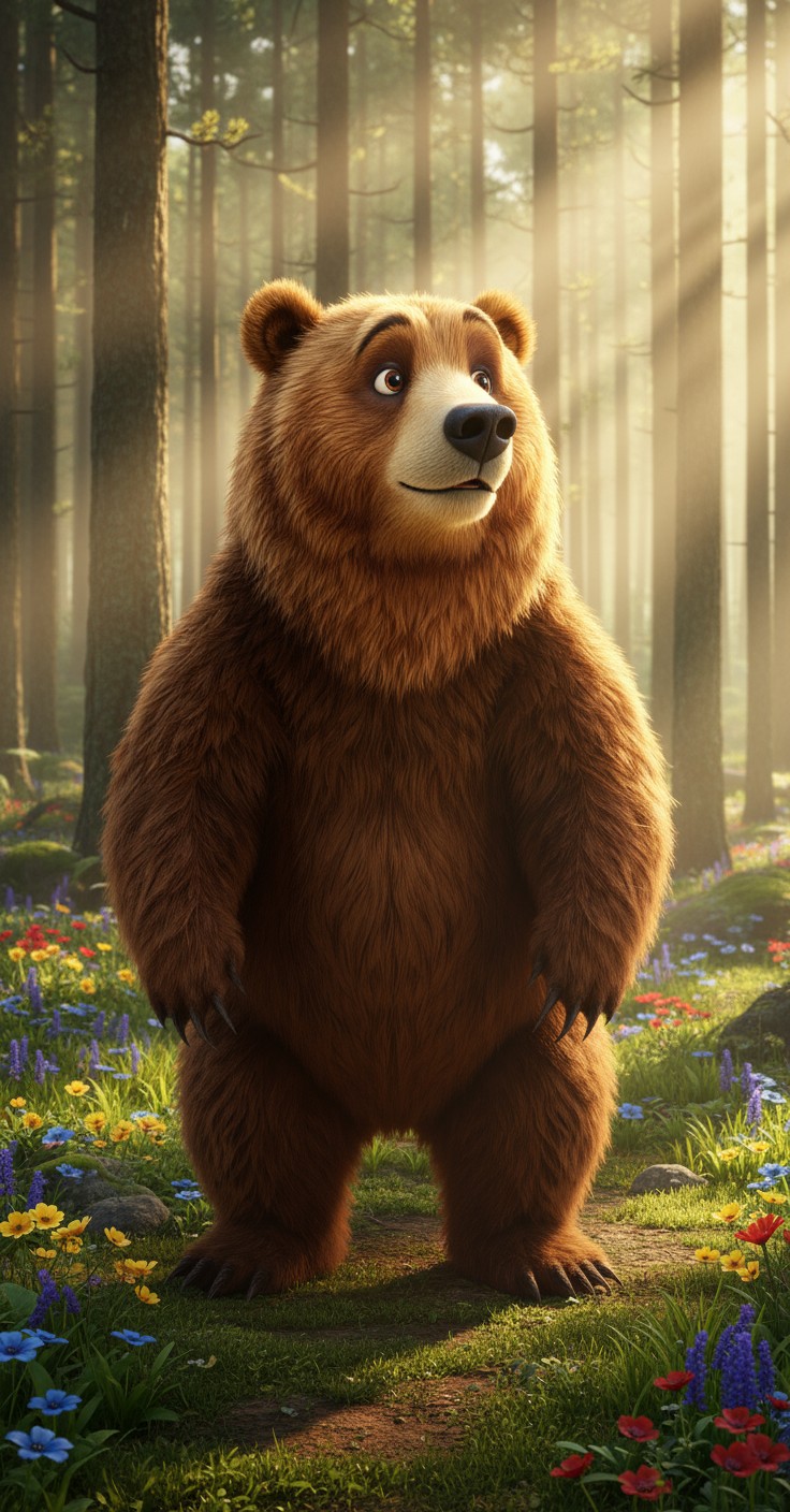 Beruang Kecil Mencari Teman