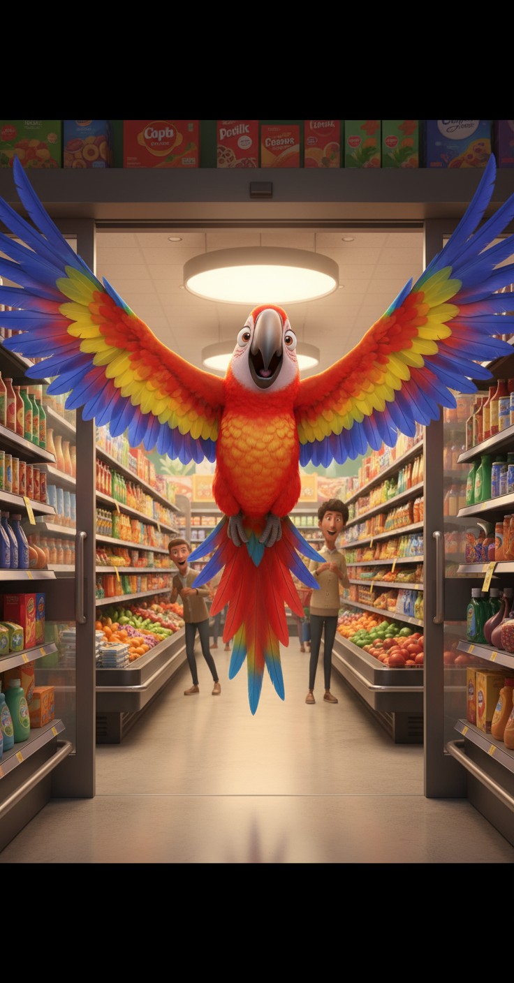 The Shopping Parrot: A YouTube Sensation!