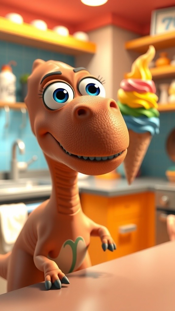 Dino's Cookie Mishap: A Tasty Adventure!