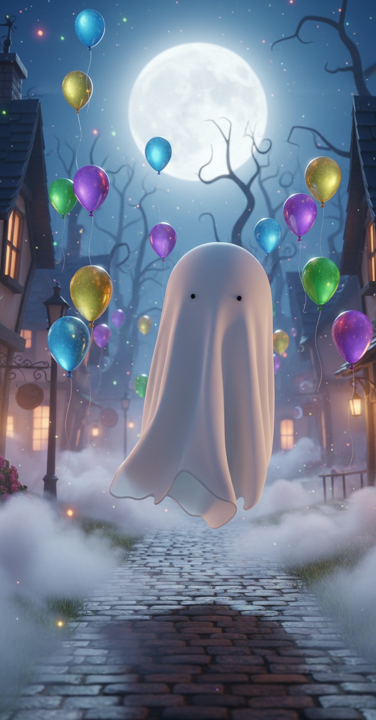 चुड़ैल और जादुई गुब्बारे