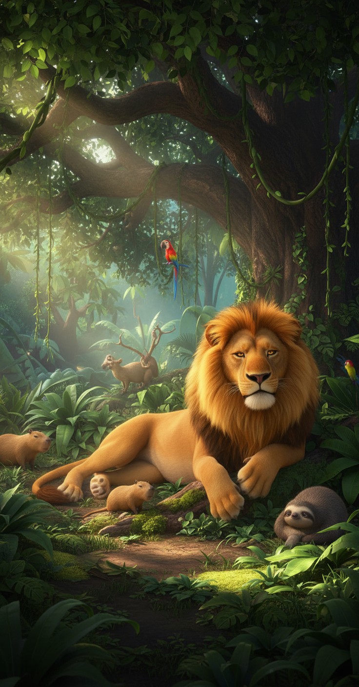 اتحاد میں طاقت: جنگل کے جانوروں کی کہانی