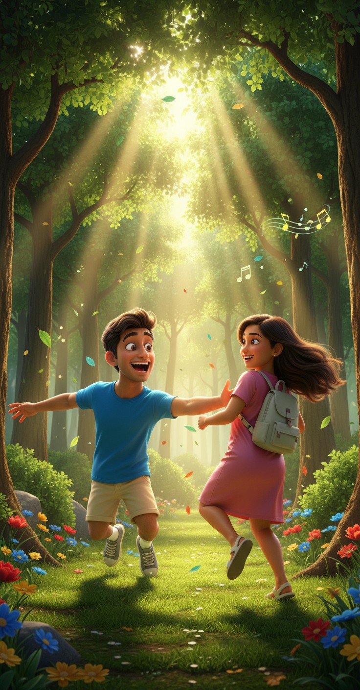 جنگل کی پری اور دوستی کا پھول