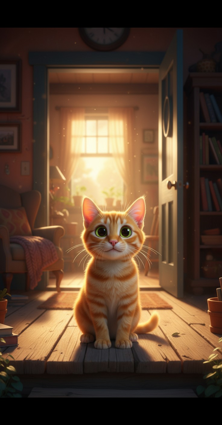 Miko si Kucing Kecil yang Setia