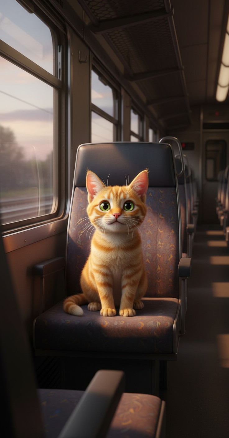 Pulangnya Gaga: Kisah Kucing Tua di Stasiun