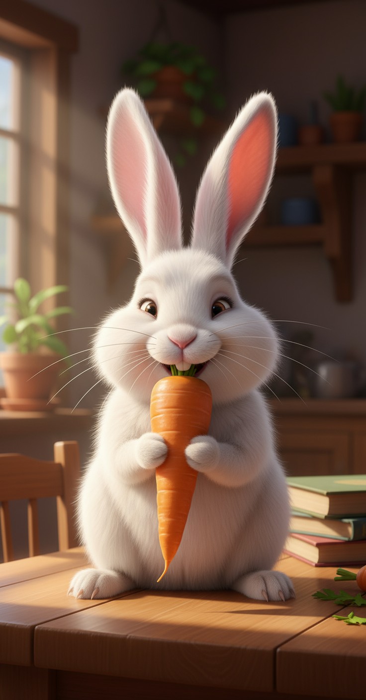 Kelinci dan Wortel Mainan