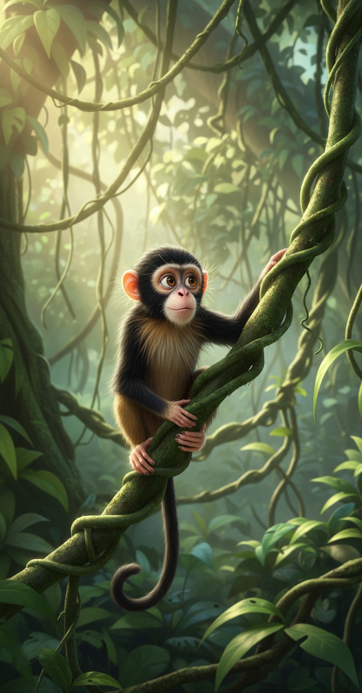 The Mischievous Monkey and the Missing Banana