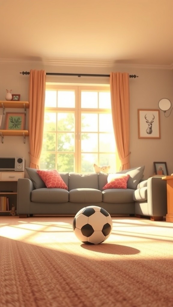 घर में मिनी फुटबॉल मैच!