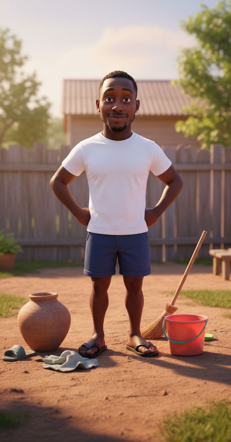 Clumsy Chike – The Epic Pot Crash!