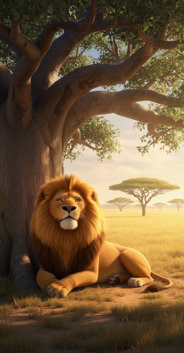 The Lion and the Mouse: A Royal Rescue