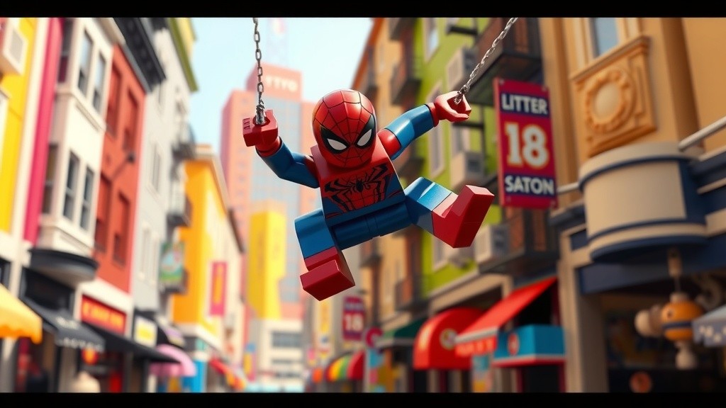 Pertarungan Epik: Supaidermen Melawan Naga LEGO!