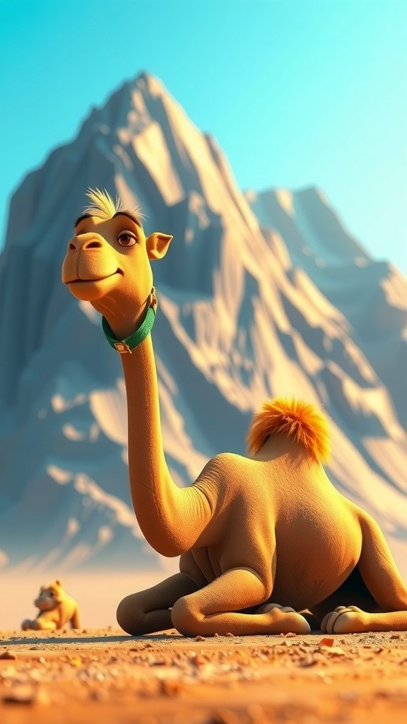 الجمل والأرنب واكتشاف حرف الجيم