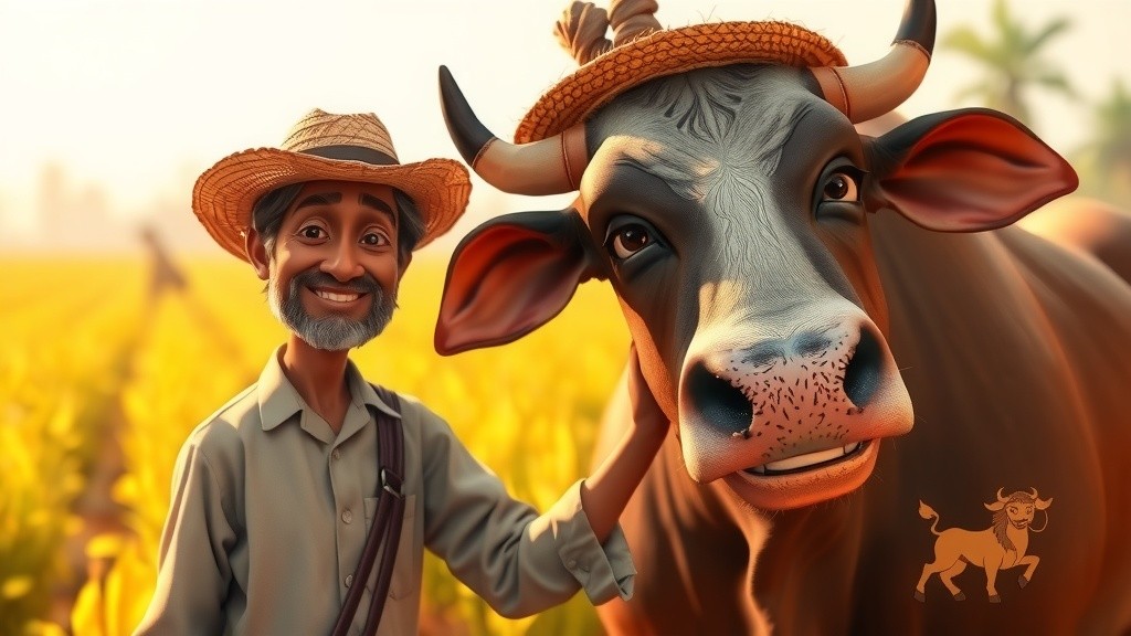 गरीब किसान और निष्ठावान बैल की साथी कहानी