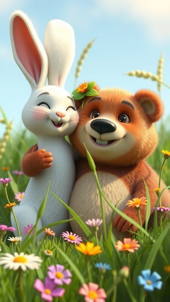 Persahabatan Rara si Kelinci dan Boni si Beruang