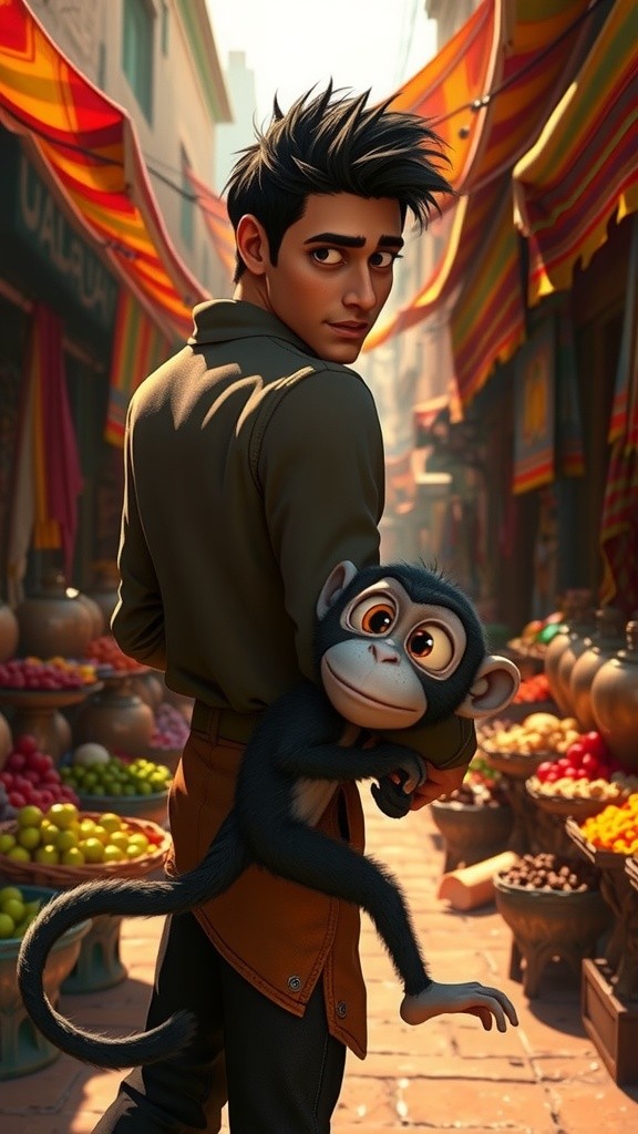 Aladdin's Adventure in the Marketplace of Ababua