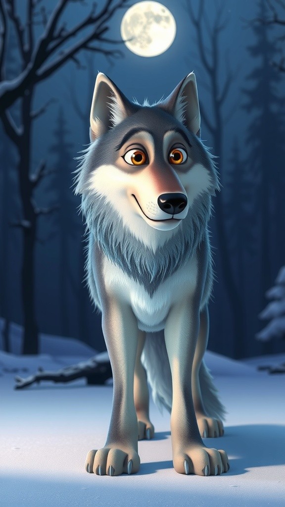 The Kind Wolf's Reward