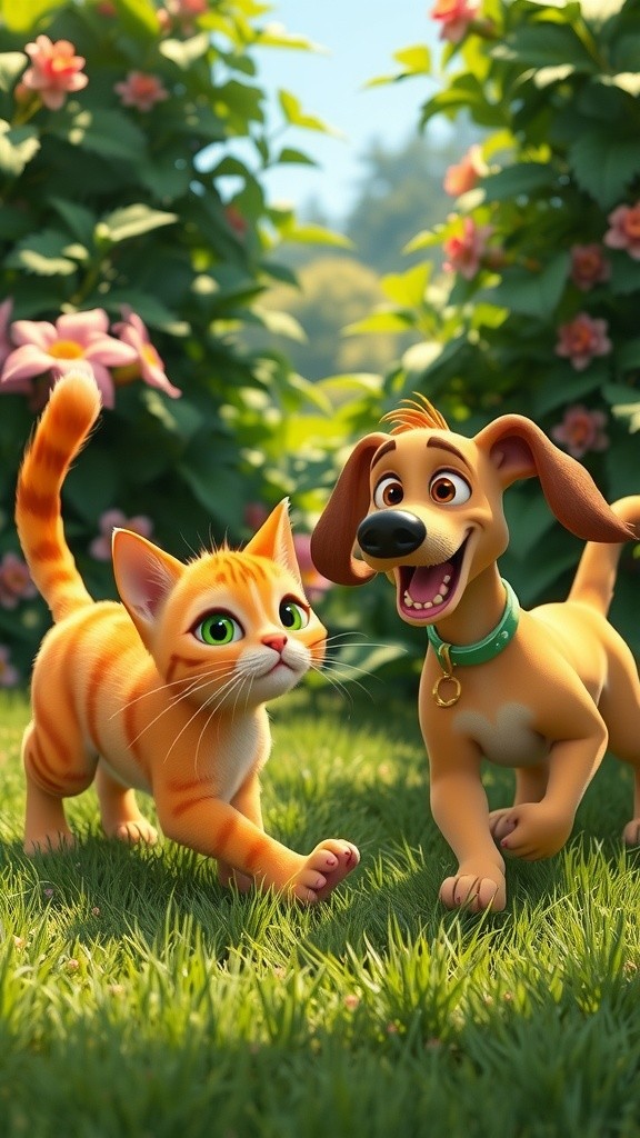 دوستی کی شان: بلی اور کتے کی کہانی