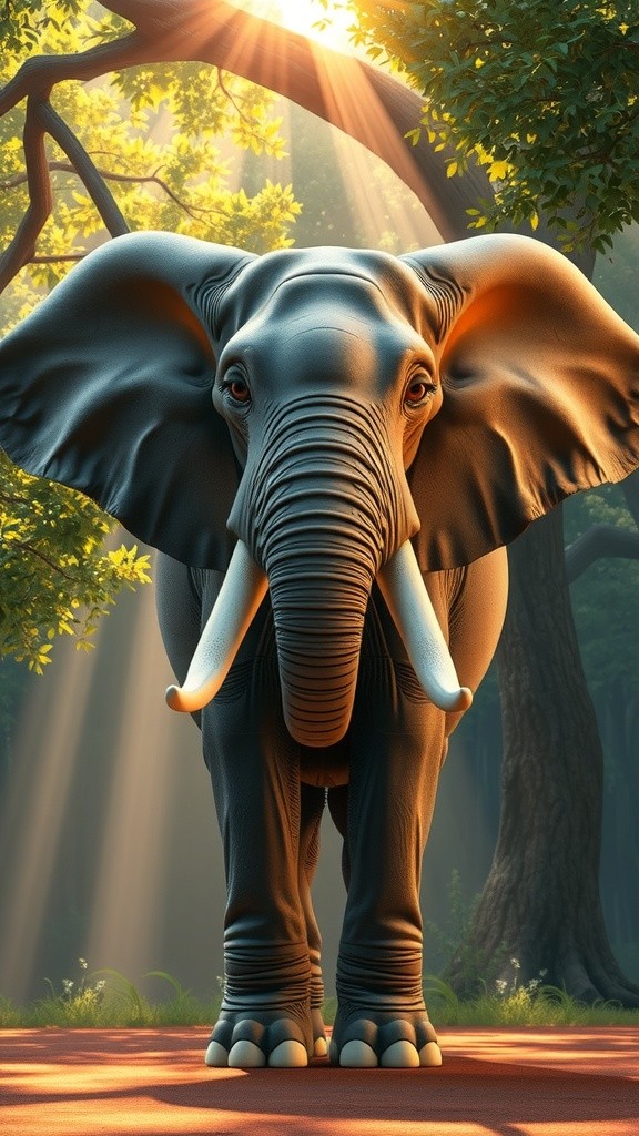 हाथी और जिराफ की कहानी