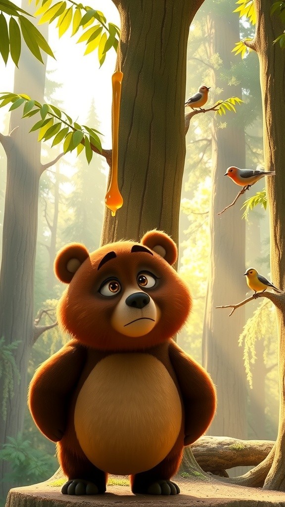 Bear Stuck in a Tree