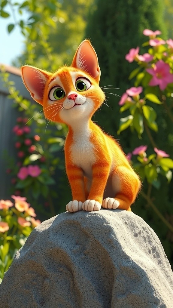 Whiskers: The Tale of an Orange Tabby Cat
