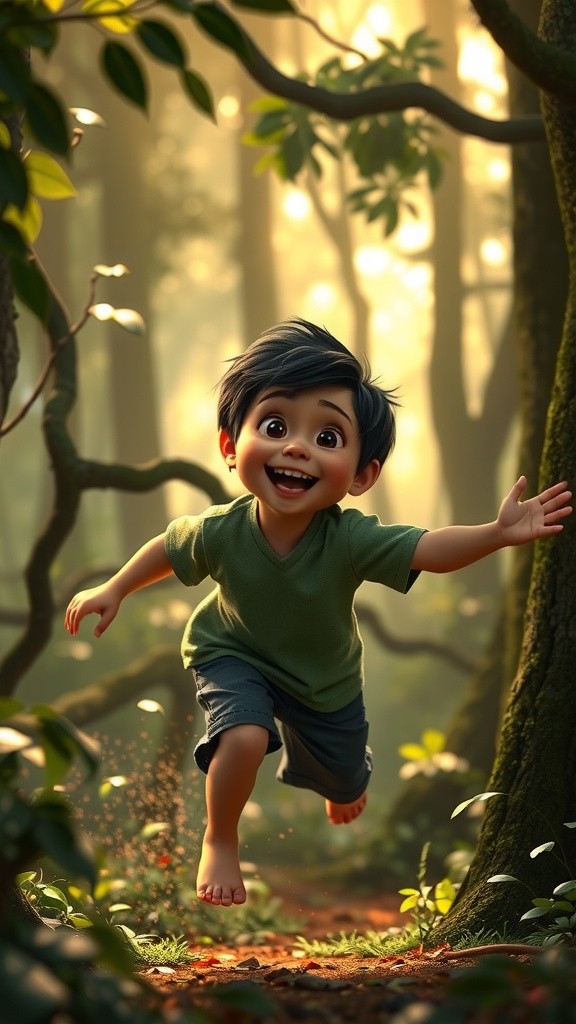 Kejar-Kejaran Seru Antara Anak dan Buaya!