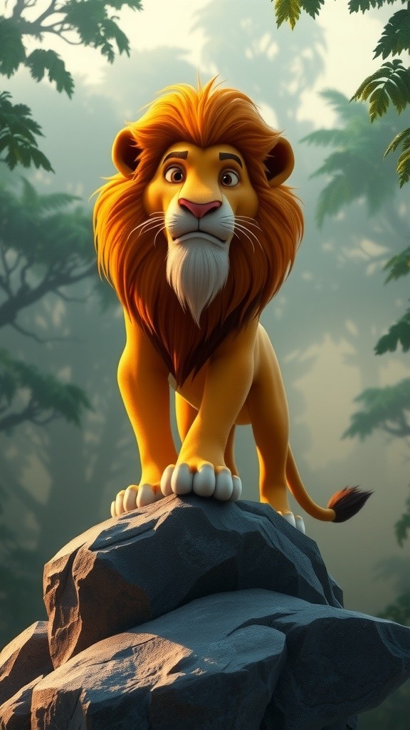 شیر، بندر اور ہاتھی: طاقت اور عقل کی کہانی