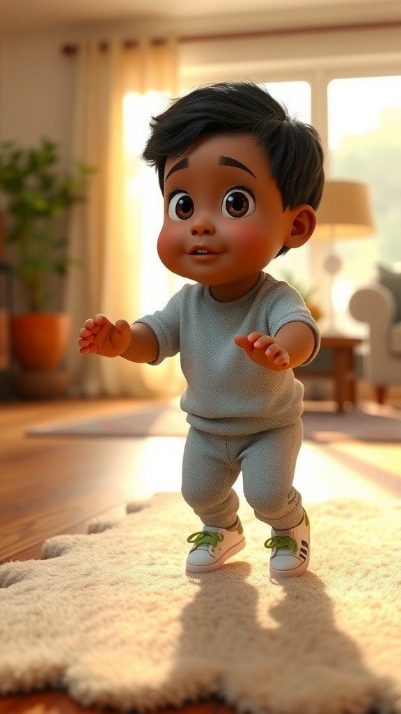 Keceriaan Elio Saat Belajar Merangkak!