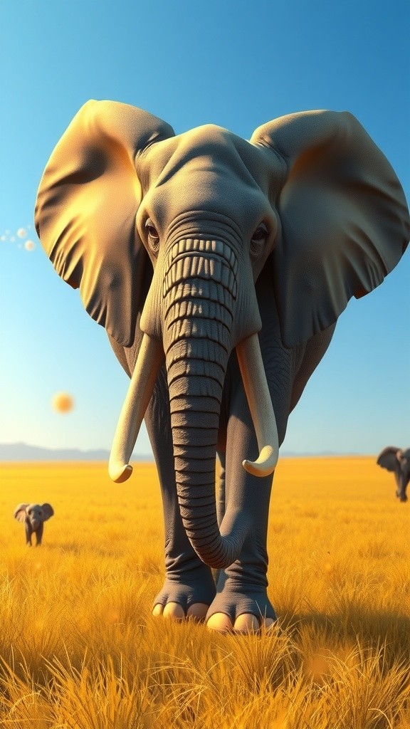 The Heartwarming Journey of an Elephant Family