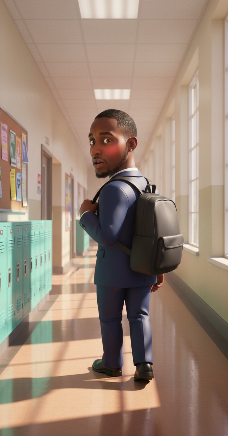 Hari Pertama Budi di Sekolah