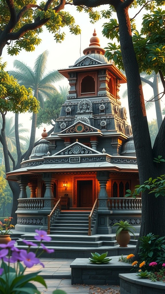 मंदिर की रक्षक बिल्ली