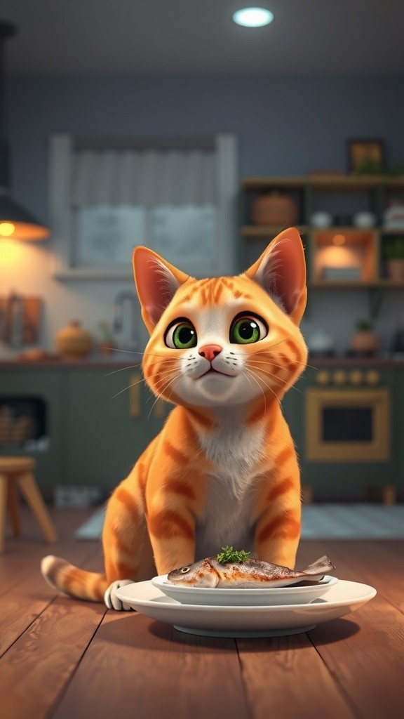 Kucing Ninja dan Ikan Goreng Berkata!