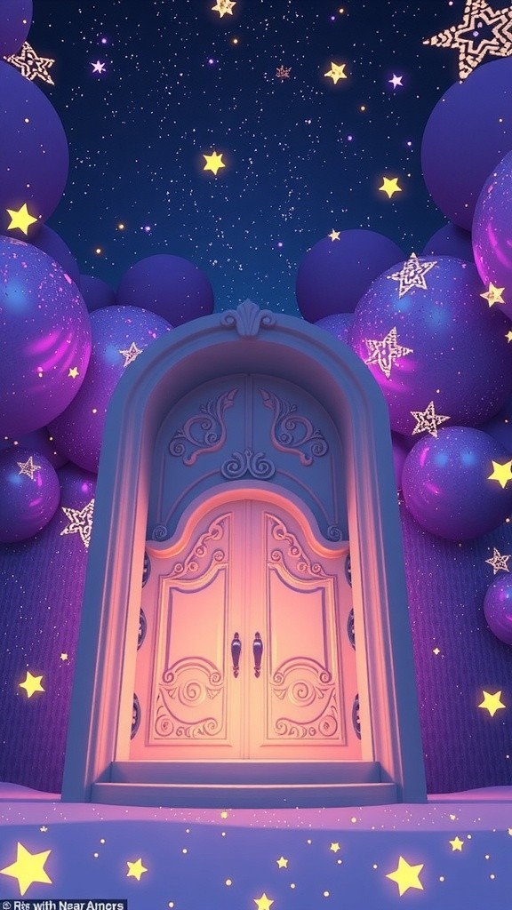 Mia and the Magic Door in the Sky 🌈✨