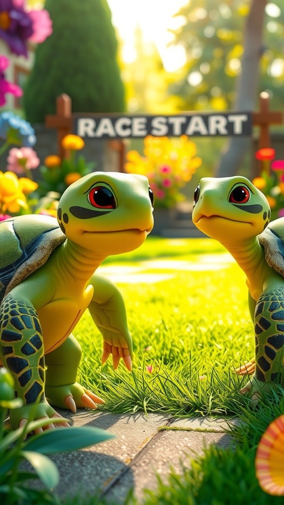 Balapan Kura-Kura: Tino vs Tini