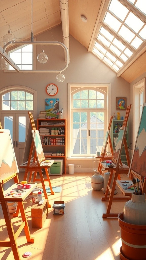 Kids Finger Painting Workshop Ad