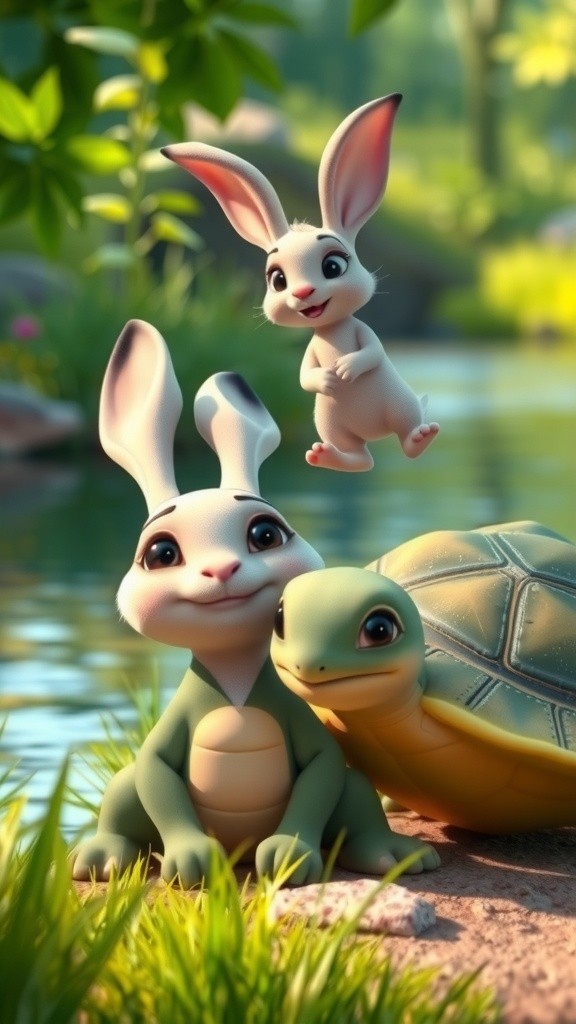 Balapan Kura-kura dan Kelinci: Pelajaran tentang Fokus dan Ketekunan