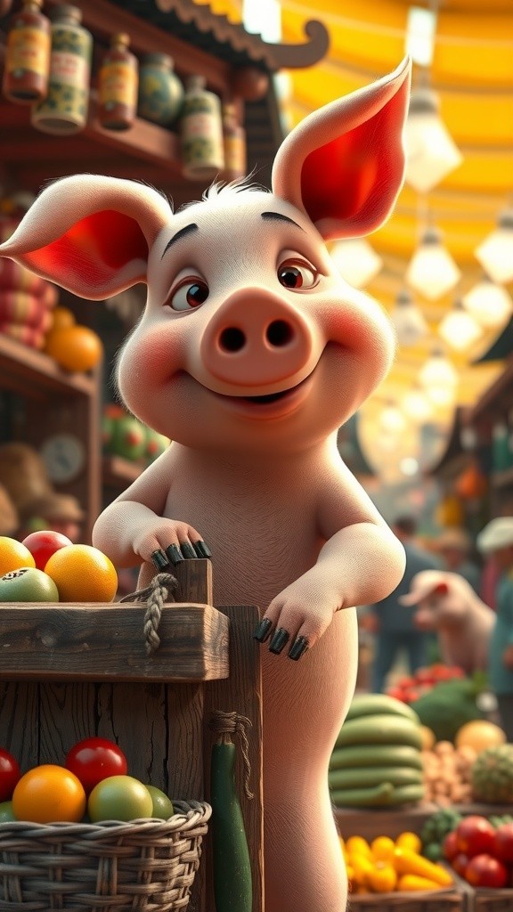 Kecurangan Pak Babi di Pasar