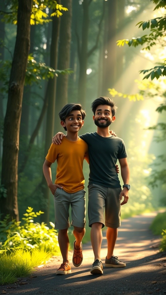 दोस्त और भालू की मज़ेदार कहानी