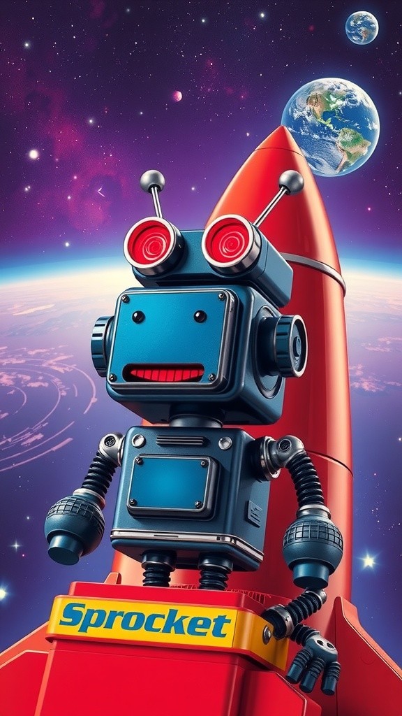 Petualangan Roket Kecil di Luar Angkasa!