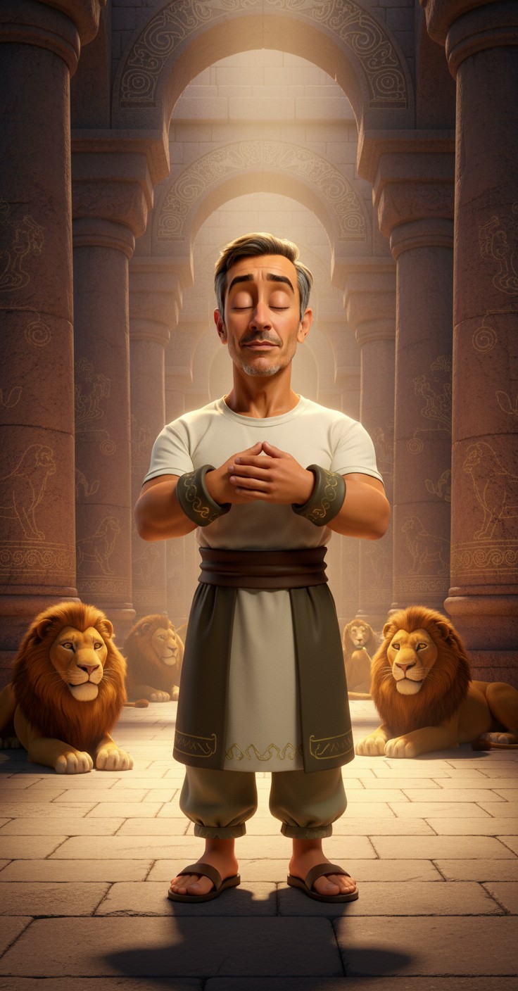 Daniel's Faith and the Lions' Den