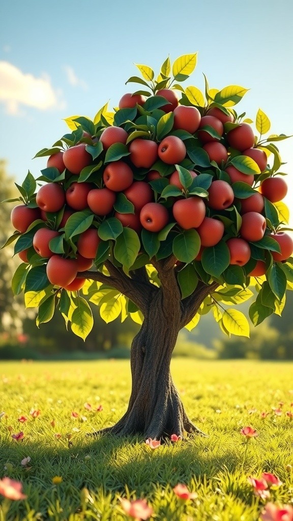 چڑیا اور سیب کا درخت کی کہانی