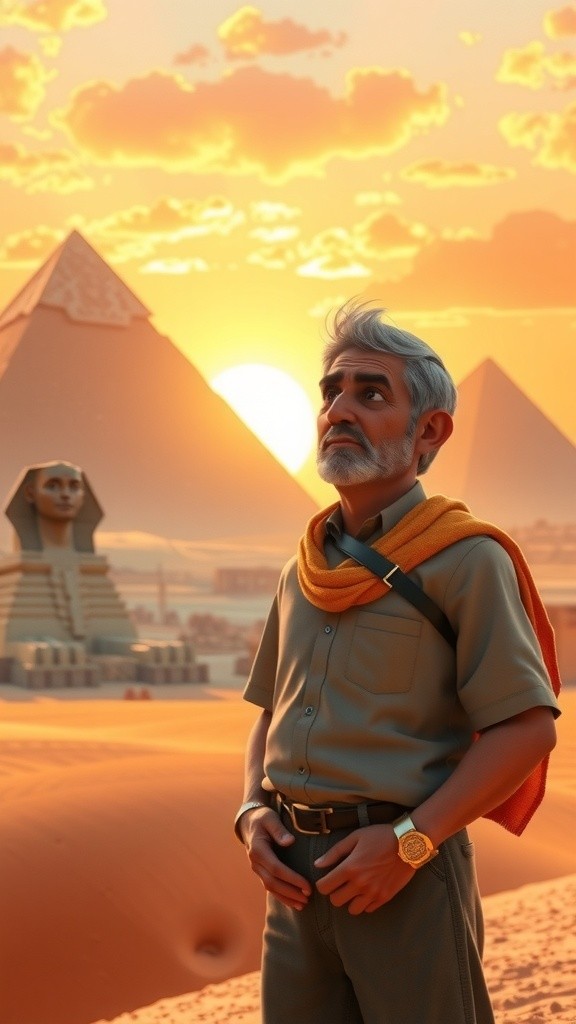 Sipping Tea in the Shadow of the Pyramids