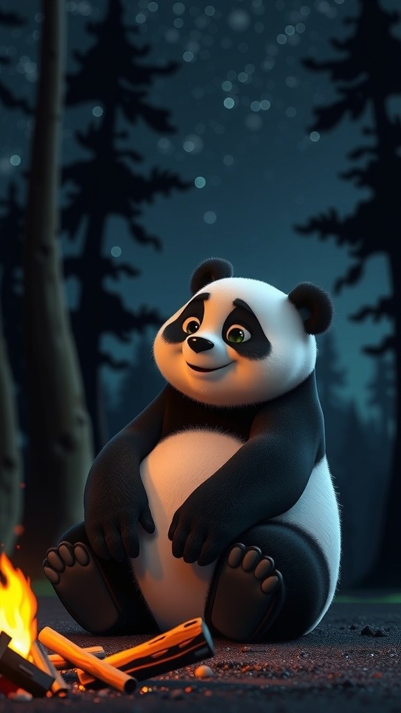 Jojo Panda's Starry Night Family Celebration