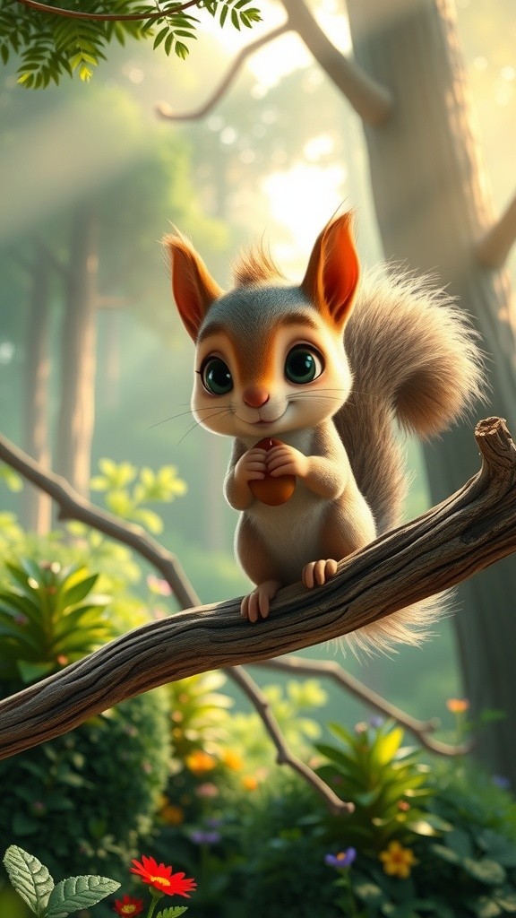 गिलहरी के सपनों का इंद्रधनुष