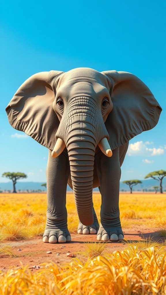 The Tortoise's Tall Tale: A Race with an Elephant!