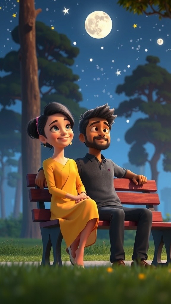 सितारों के नीचे प्यार की बातें