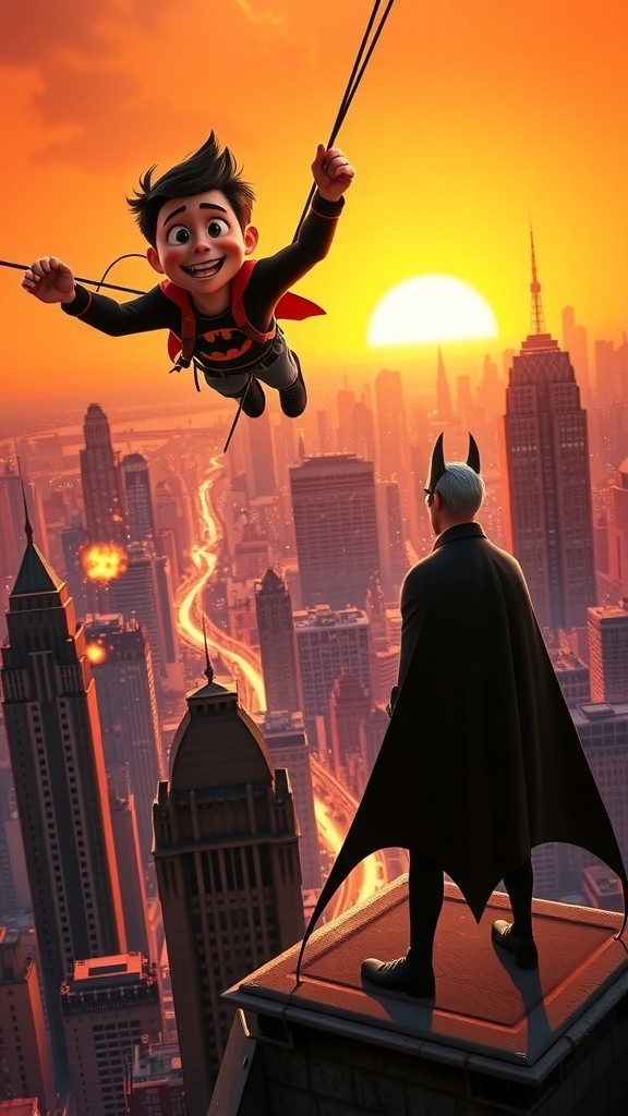 Gotham Showdown: Batman & Superman vs. Green Goblin