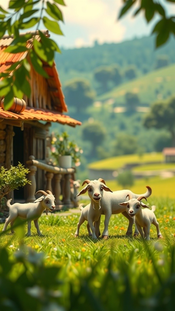 बकरी और उसके बच्चों की समझदारी