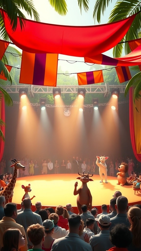 Ramp Walk of Animals: A Captivating Display with 20 Pairs!
