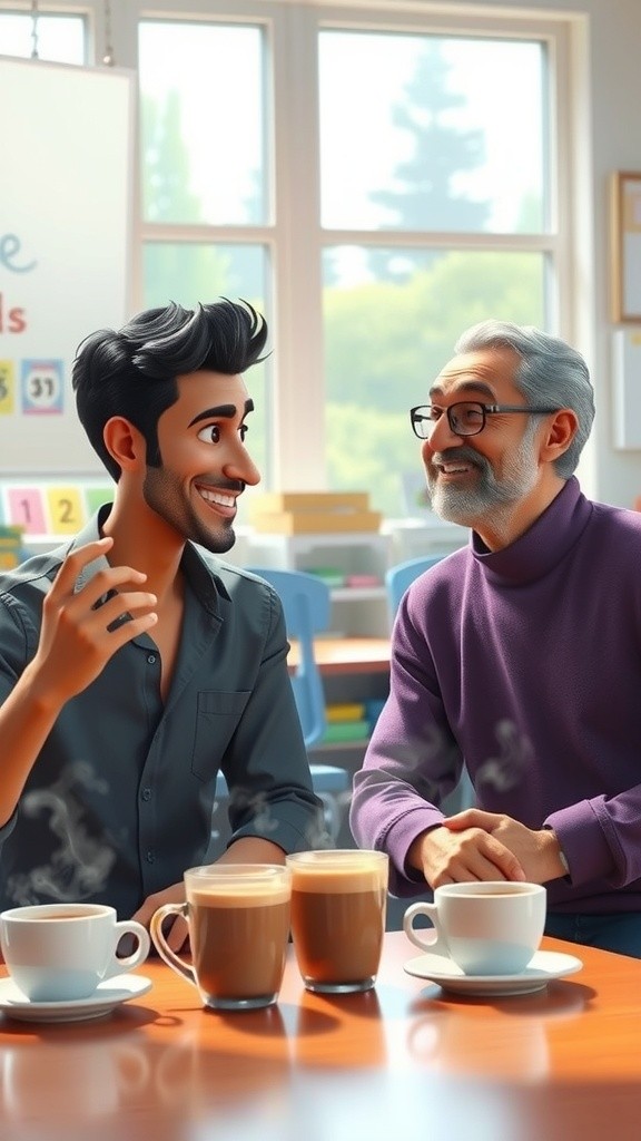 Nawaf and Sultan Discuss Regular and Irregular Verbs!